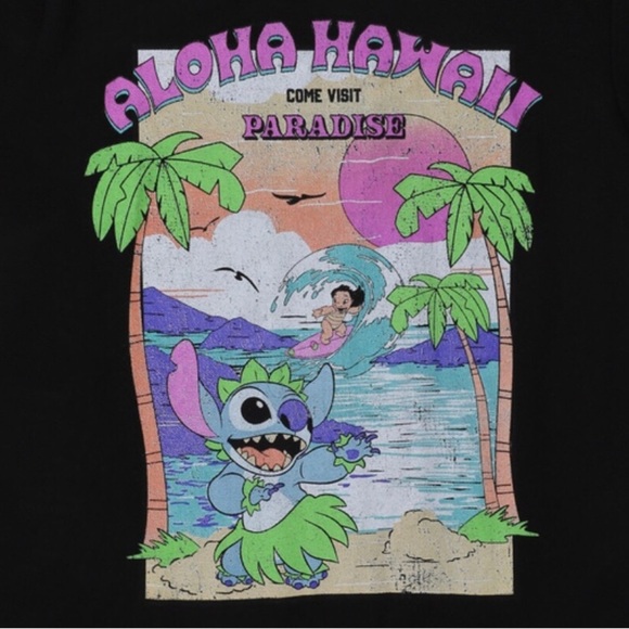 Disney Lilo & Stitch Graphic T-Shirt Size Small - Picture 2 of 2